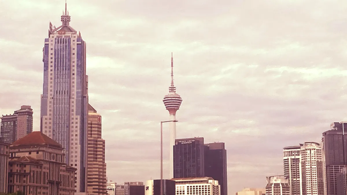 KL Tower rising above the Kuala Lumpur skyline