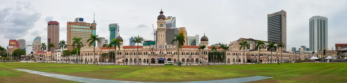 The Sultan Abdul Samad Building facing Merdeka Square in Kuala Lumpur