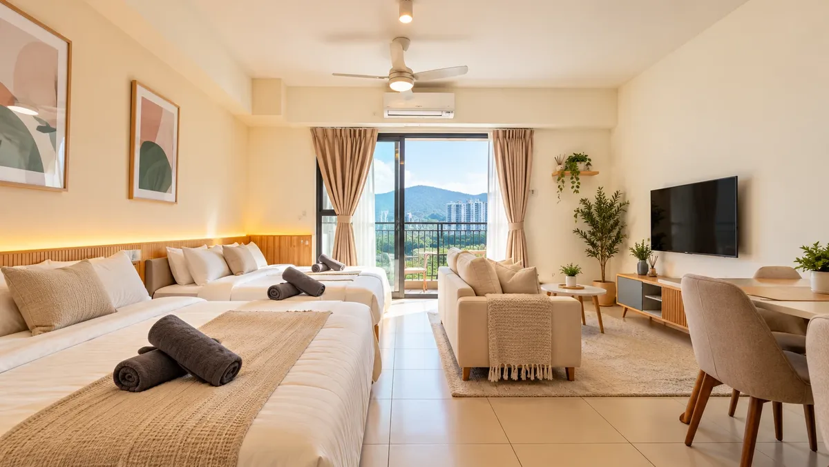 Room with mountain view