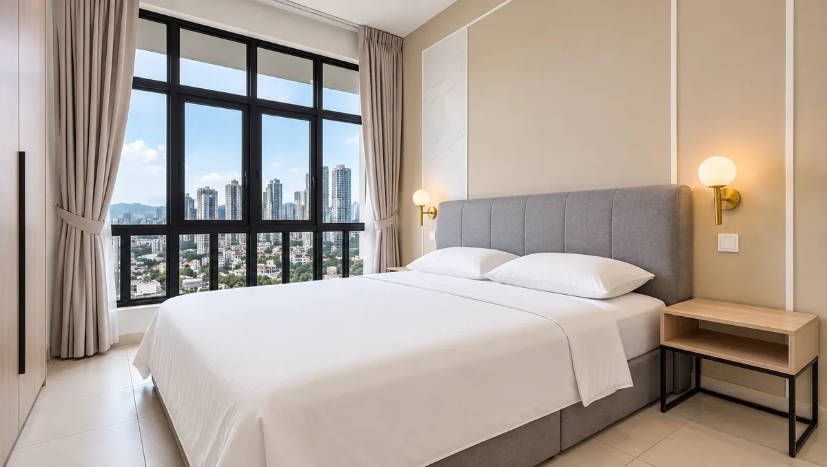 City-view bedroom